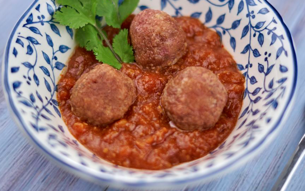 Ethicameat meatballs by Biotech Foods
