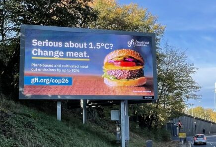 GFI billboard in Glasgow during COP26